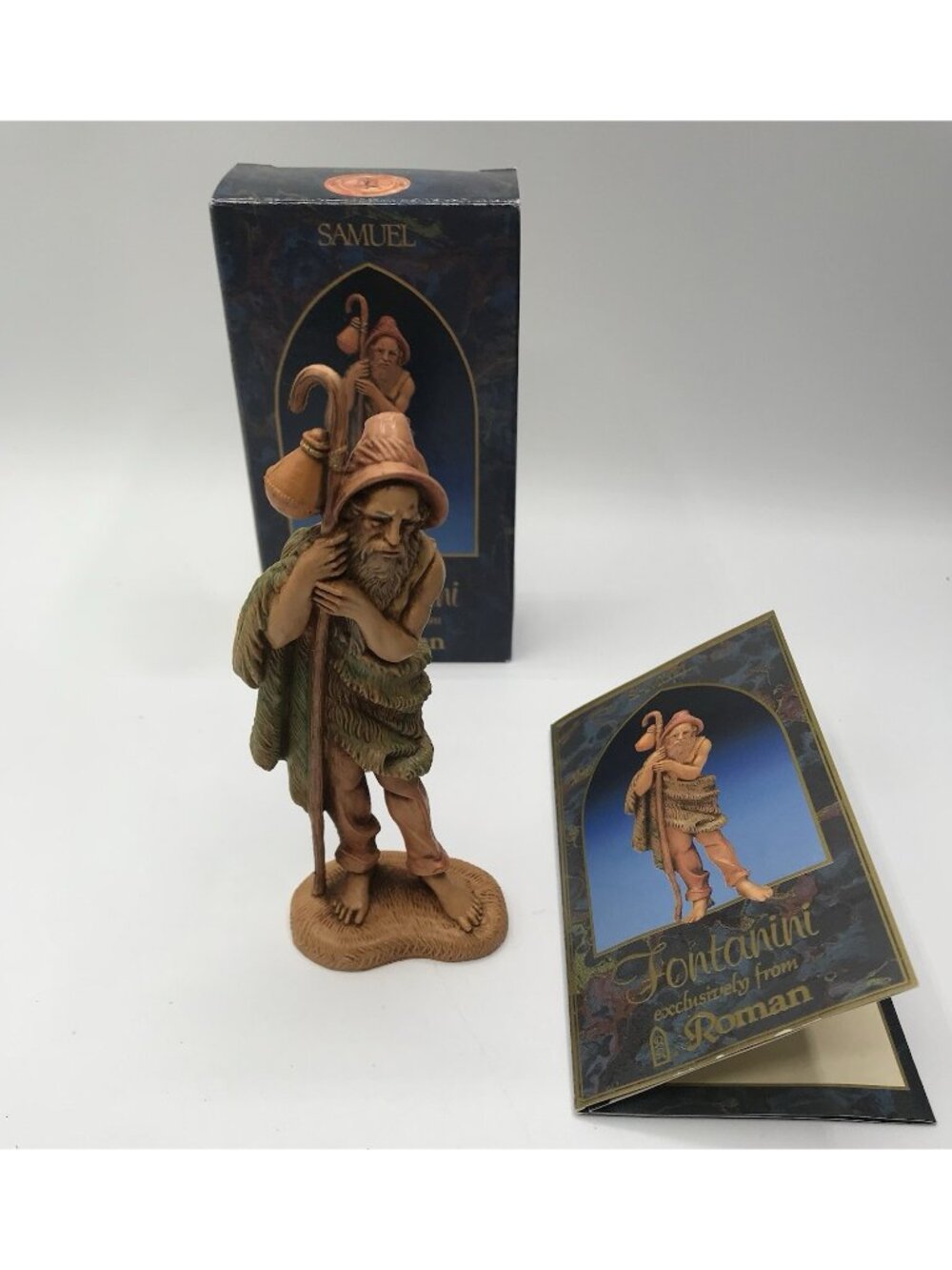1992 Fontanini 52555 SAMUEL The Prophet Heirloom 5" NATIVITY Set Orig Box/Paper